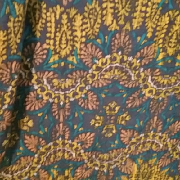 Mossimo blue and green maxi dress - Picture 3 of 3